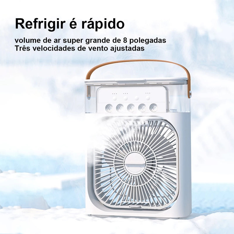 Mini Ventilador Umidificador Portátil