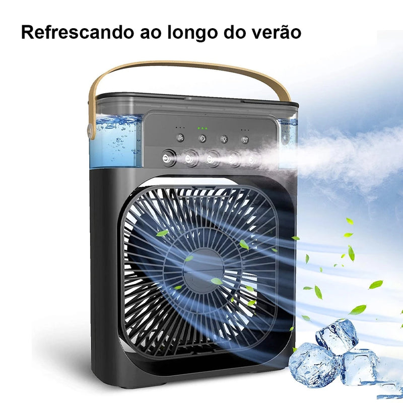 Mini Ventilador Umidificador Portátil